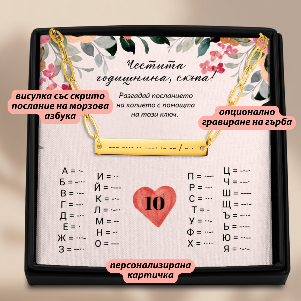 Уникален подарък за годишнина от сватба | UnderTheRainbowGifts