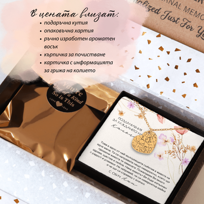 Персонализиран подарък за жена след раждане | UnderTheRainbowGifts